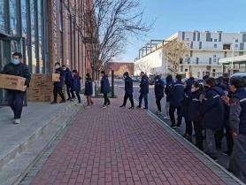 抗擊疫情，疫情同心，疫情不異心，冬季不凍情